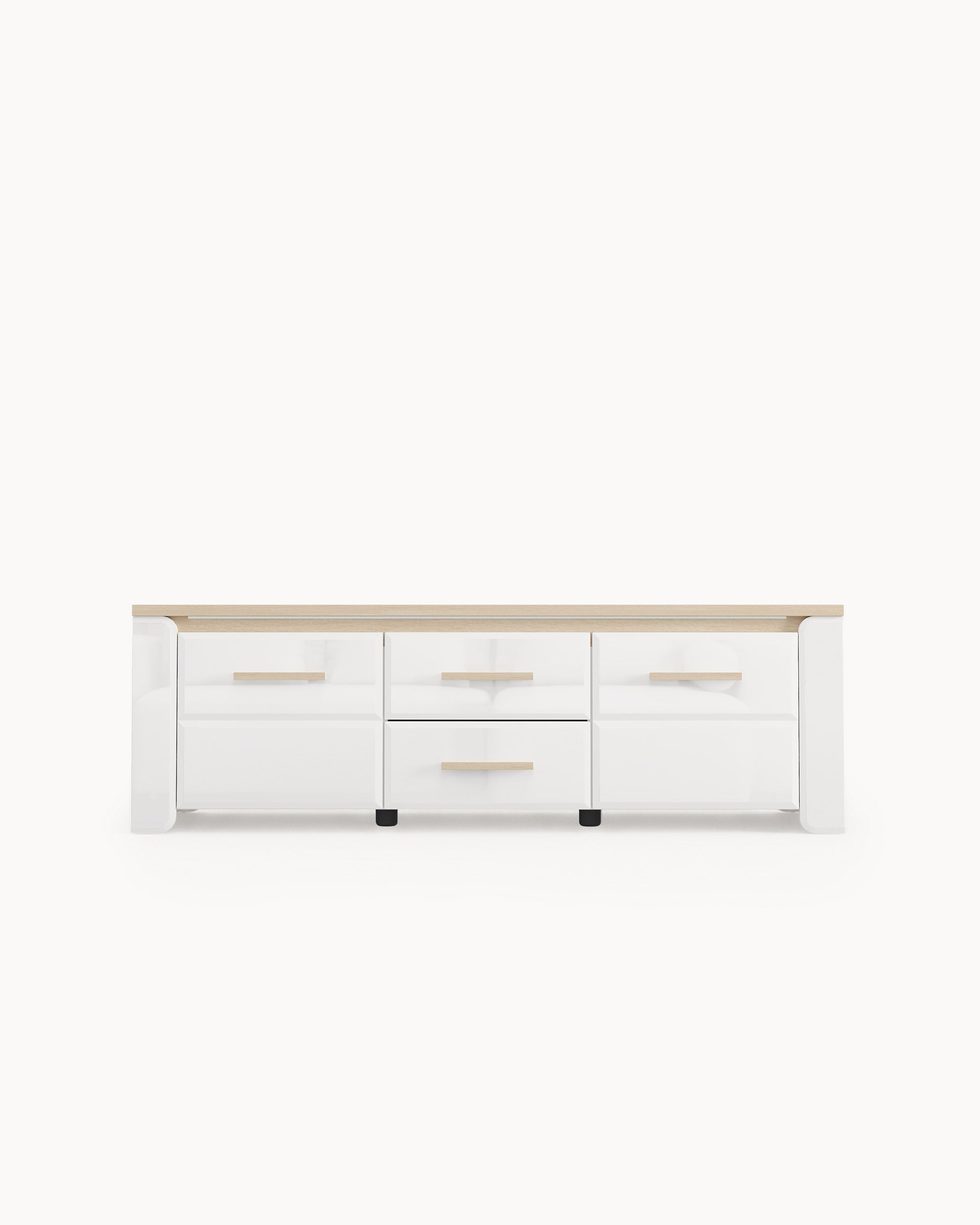 TV unit ABERDEEN with 2 doors and 2 drawers
