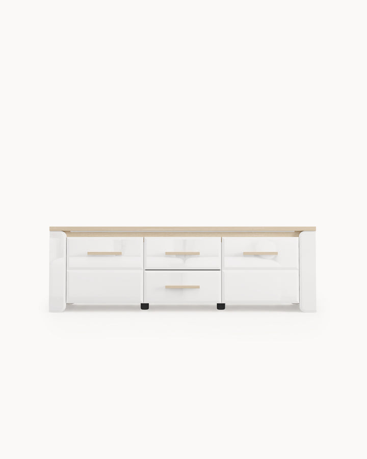 TV unit ABERDEEN with 2 doors and 2 drawers