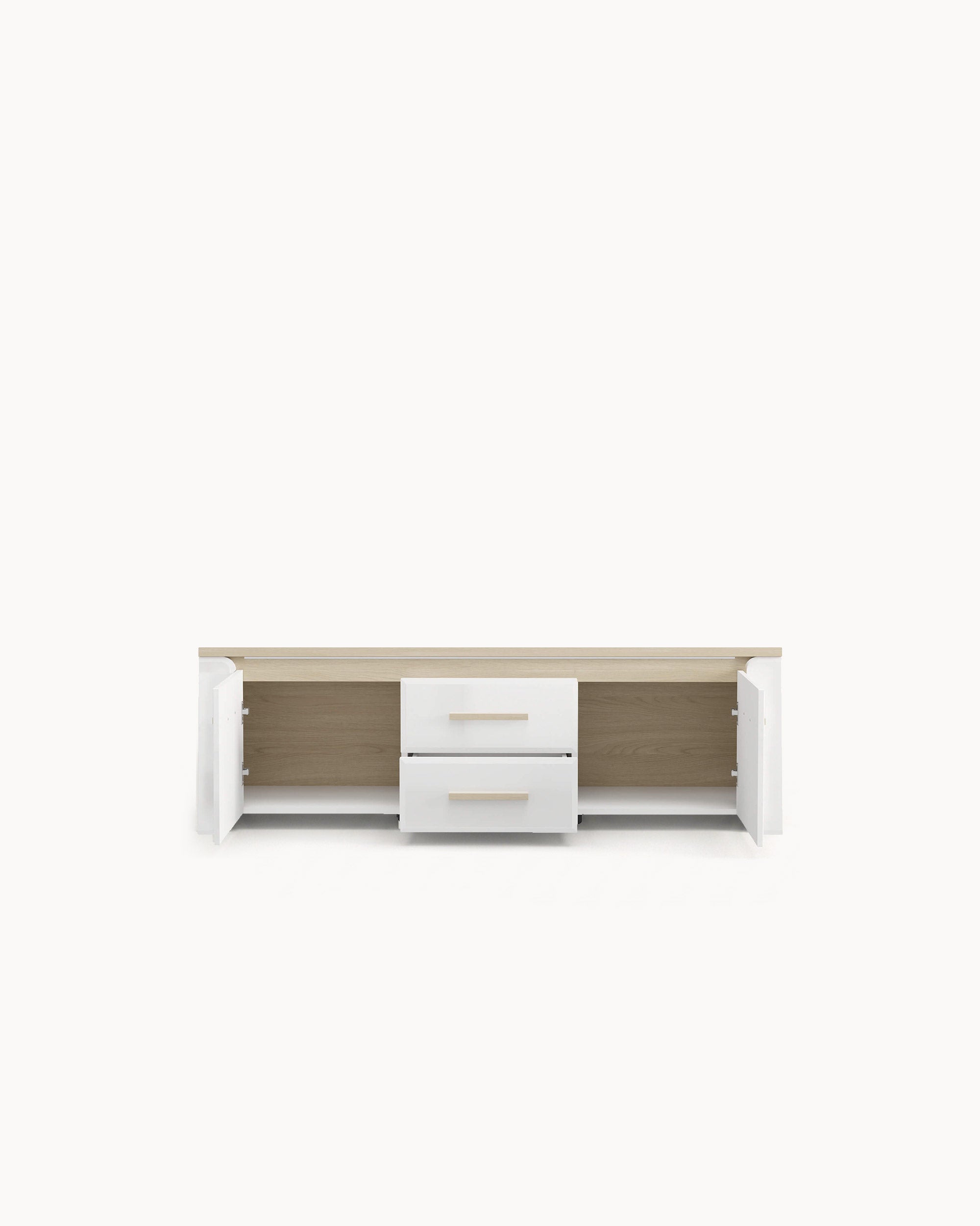 TV unit ABERDEEN with 2 doors and 2 drawers