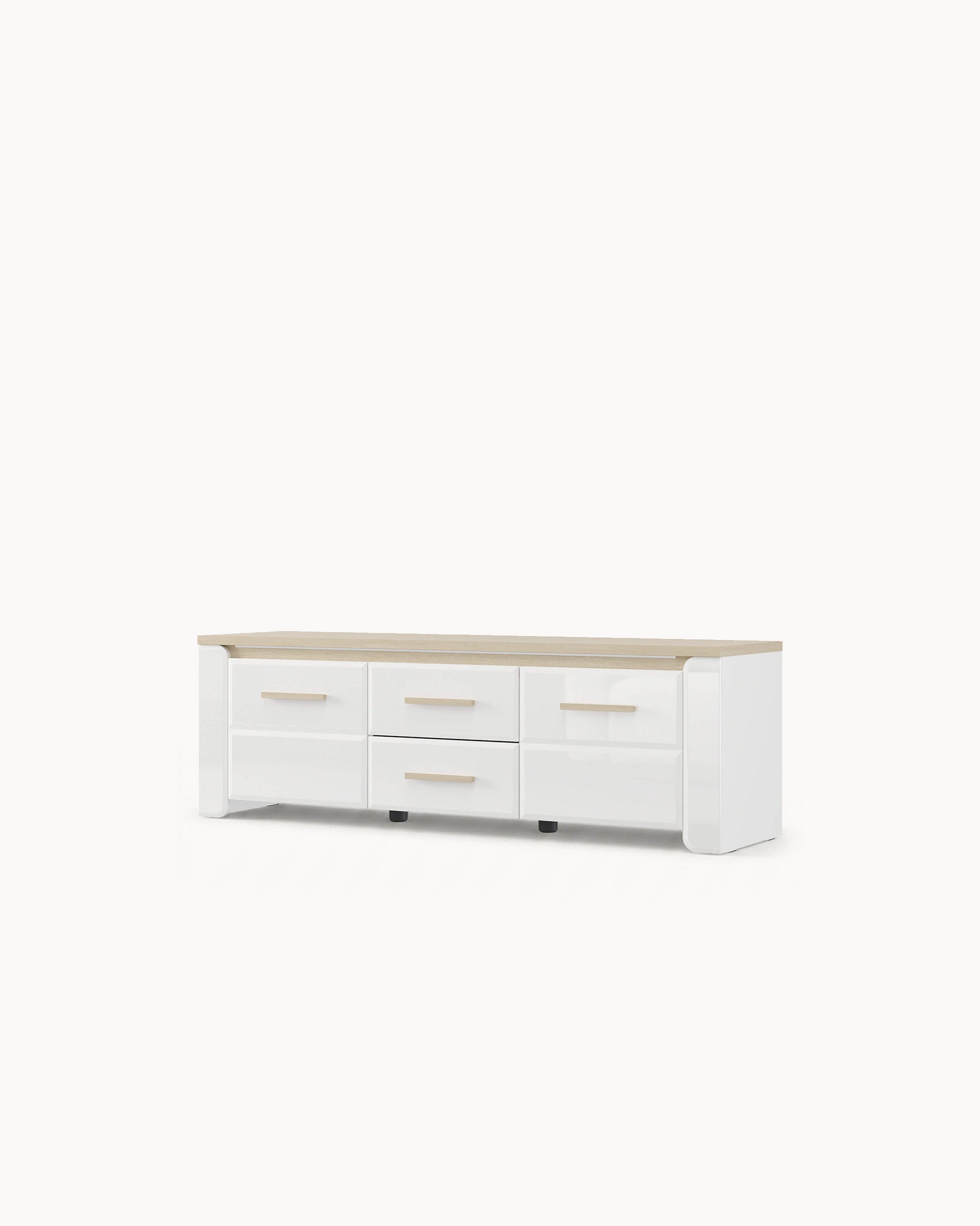 TV unit ABERDEEN with 2 doors and 2 drawers