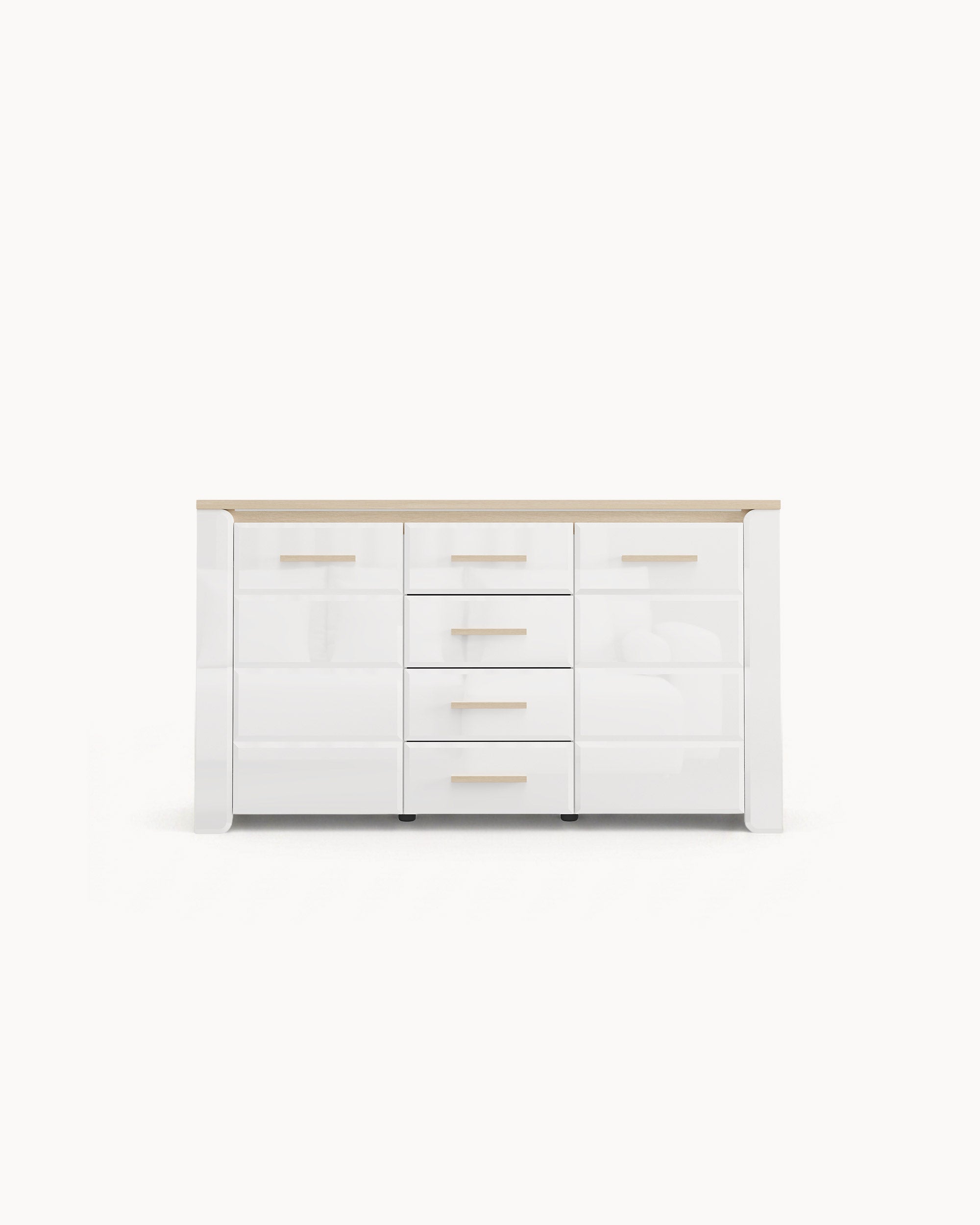 ABERDEEN Sideboard with 2 doors and 4 drawers