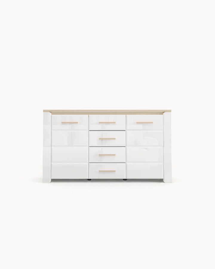 Aparador ABERDEEN com 2 portas e 4 gavetas