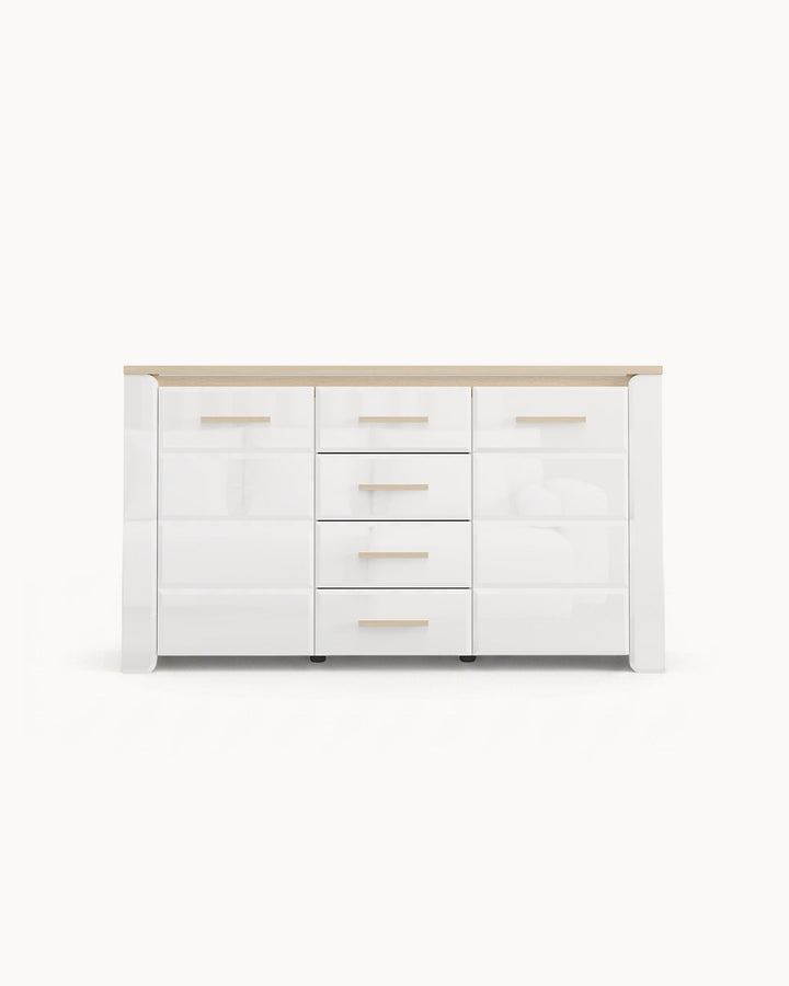 Aparador ABERDEEN com 2 portas e 4 gavetas