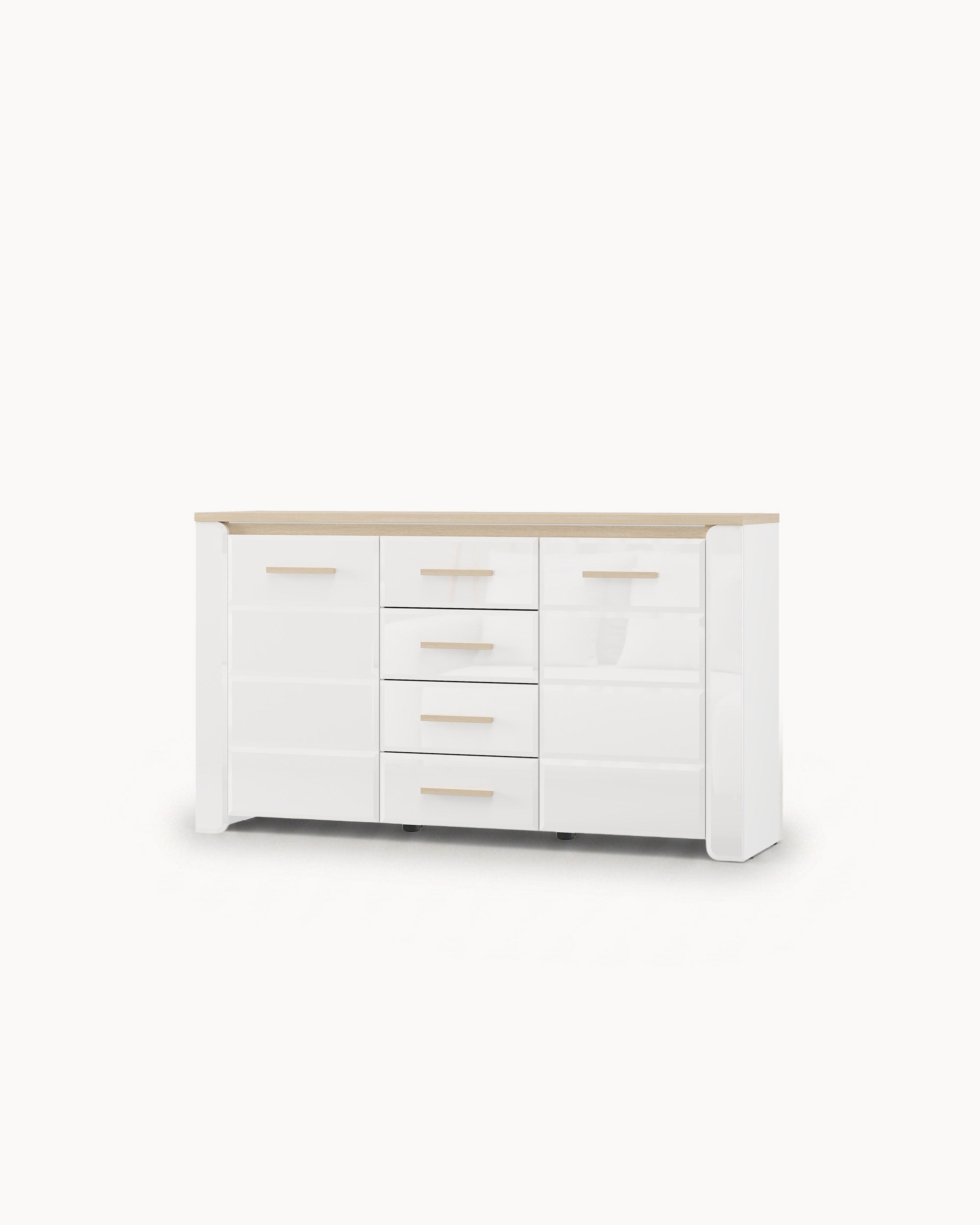 ABERDEEN Sideboard with 2 doors and 4 drawers