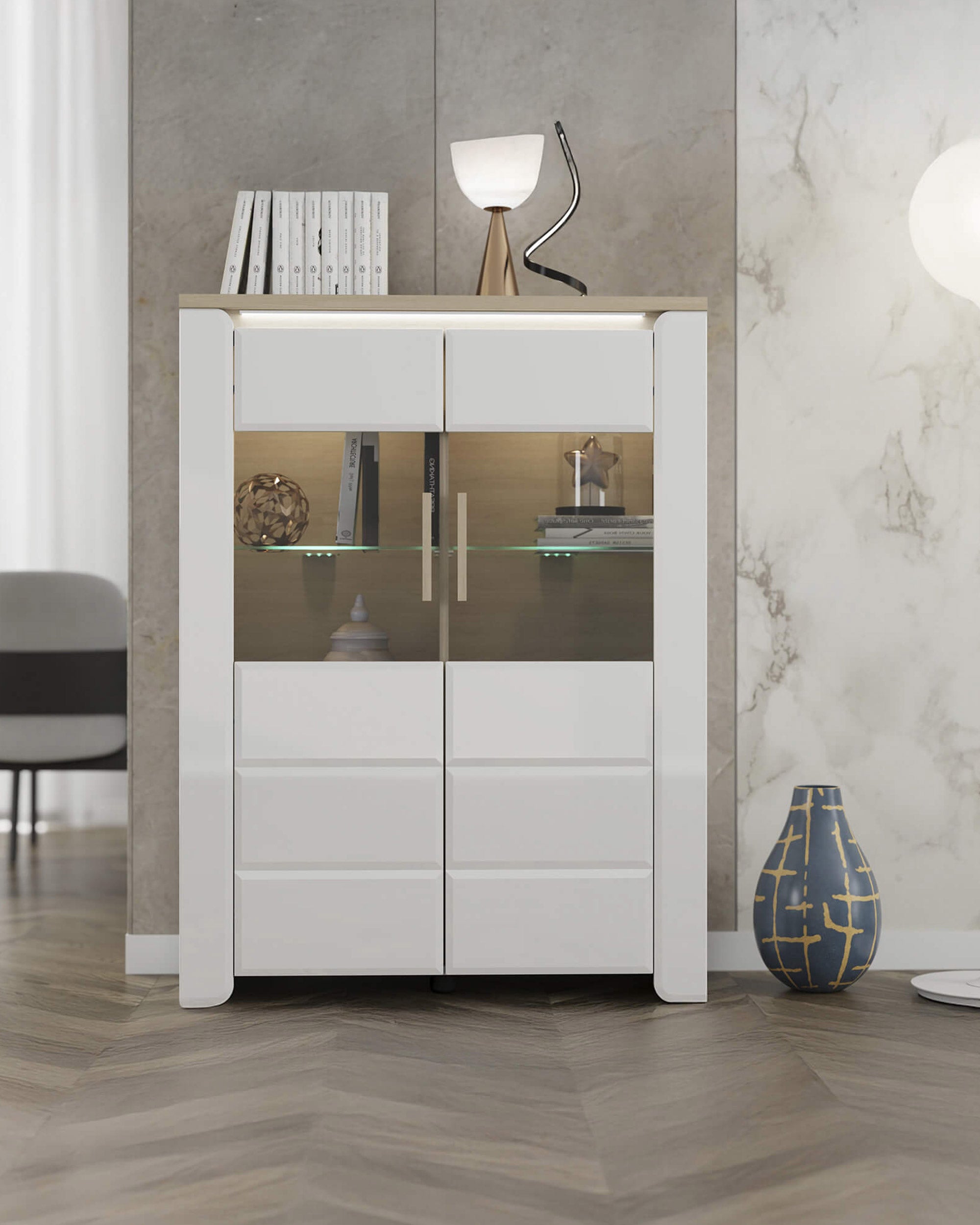 ABERDEEN bar unit with 2 doors