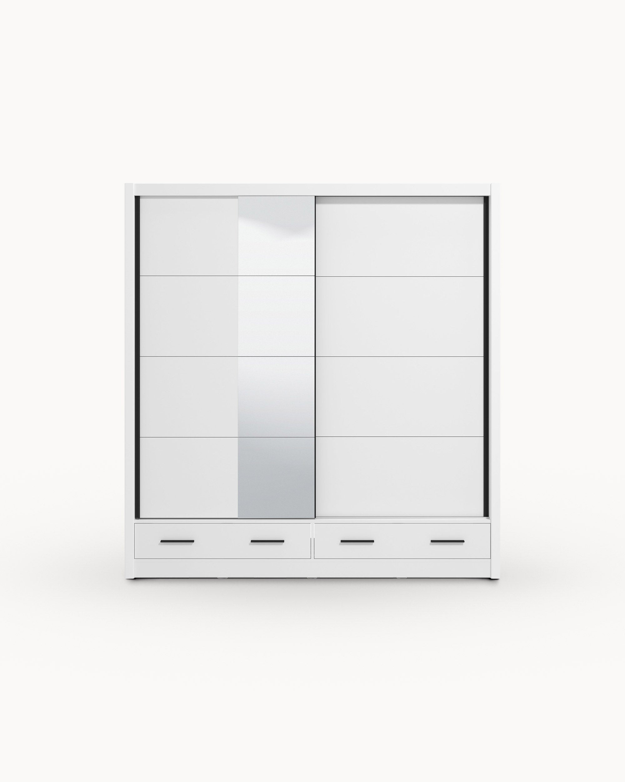 ALBI PLUS wardrobe with 2 doors and 4 drawers