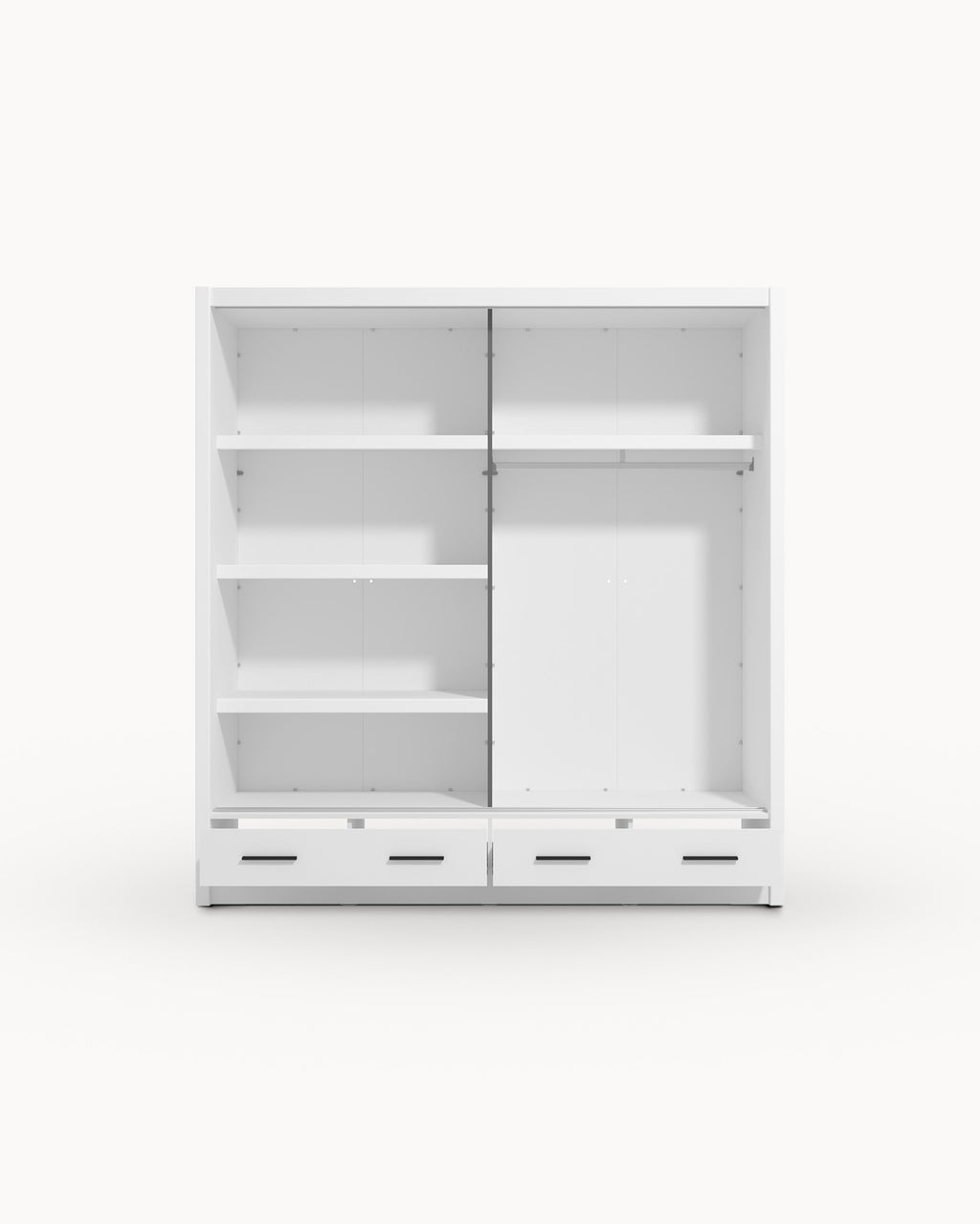 Armario ALBI PLUS con 2 puertas y 4 cajones