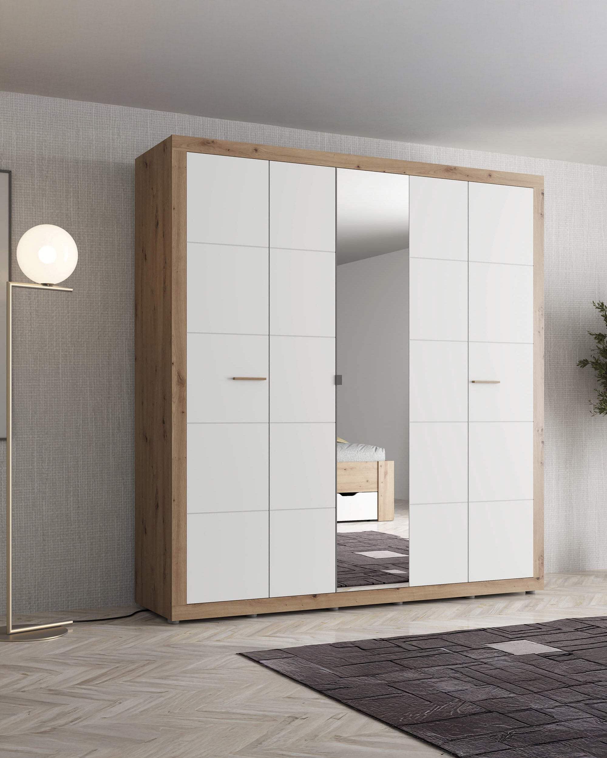 CARTENA wardrobe with 5 doors