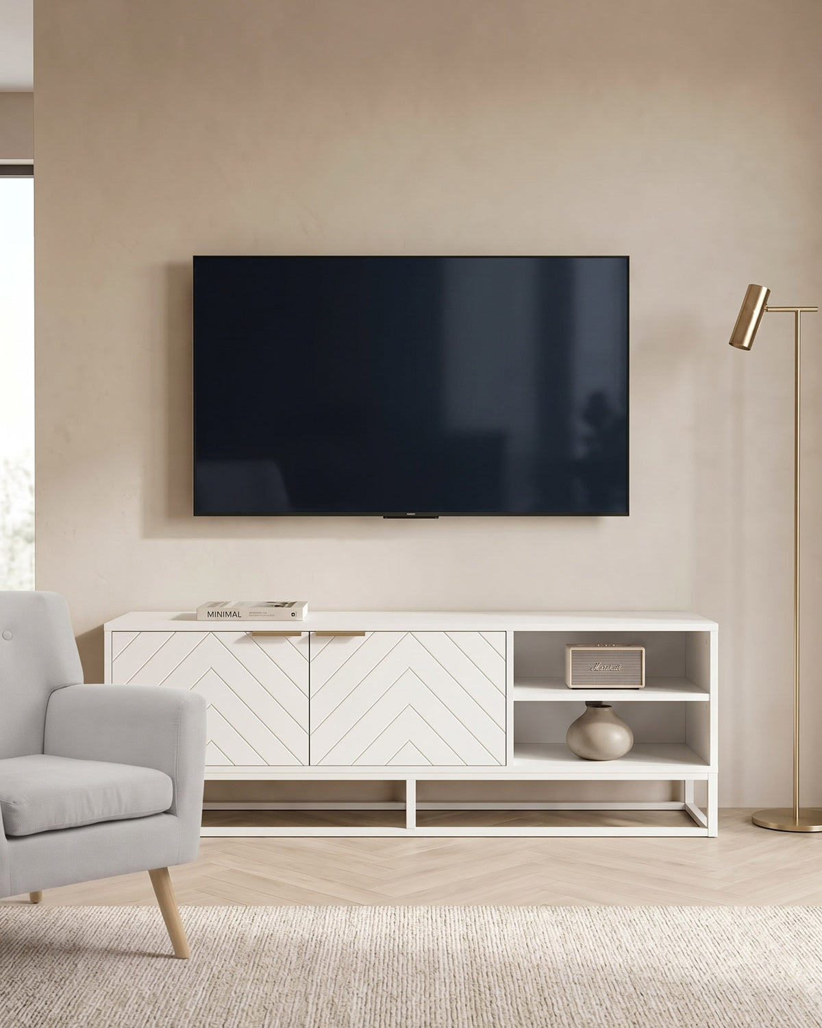 Móvel TV PASSY com 2 portas
