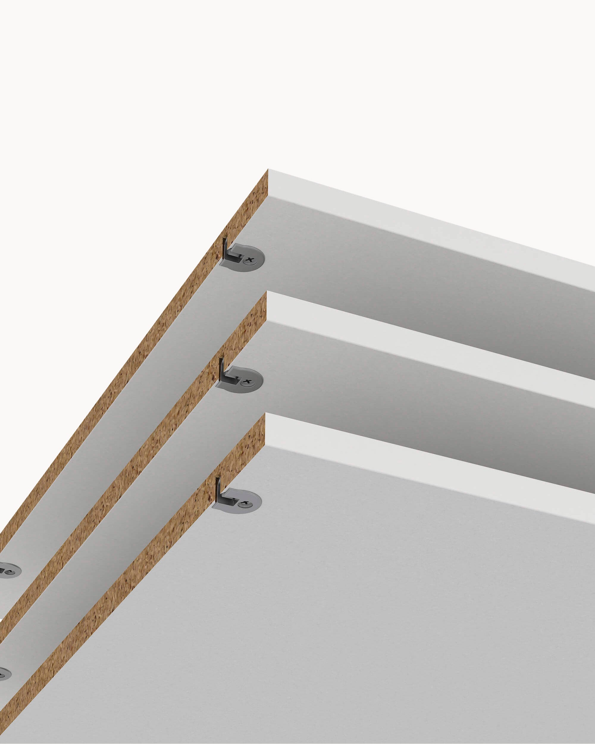 Set of 3 CASE shelves
