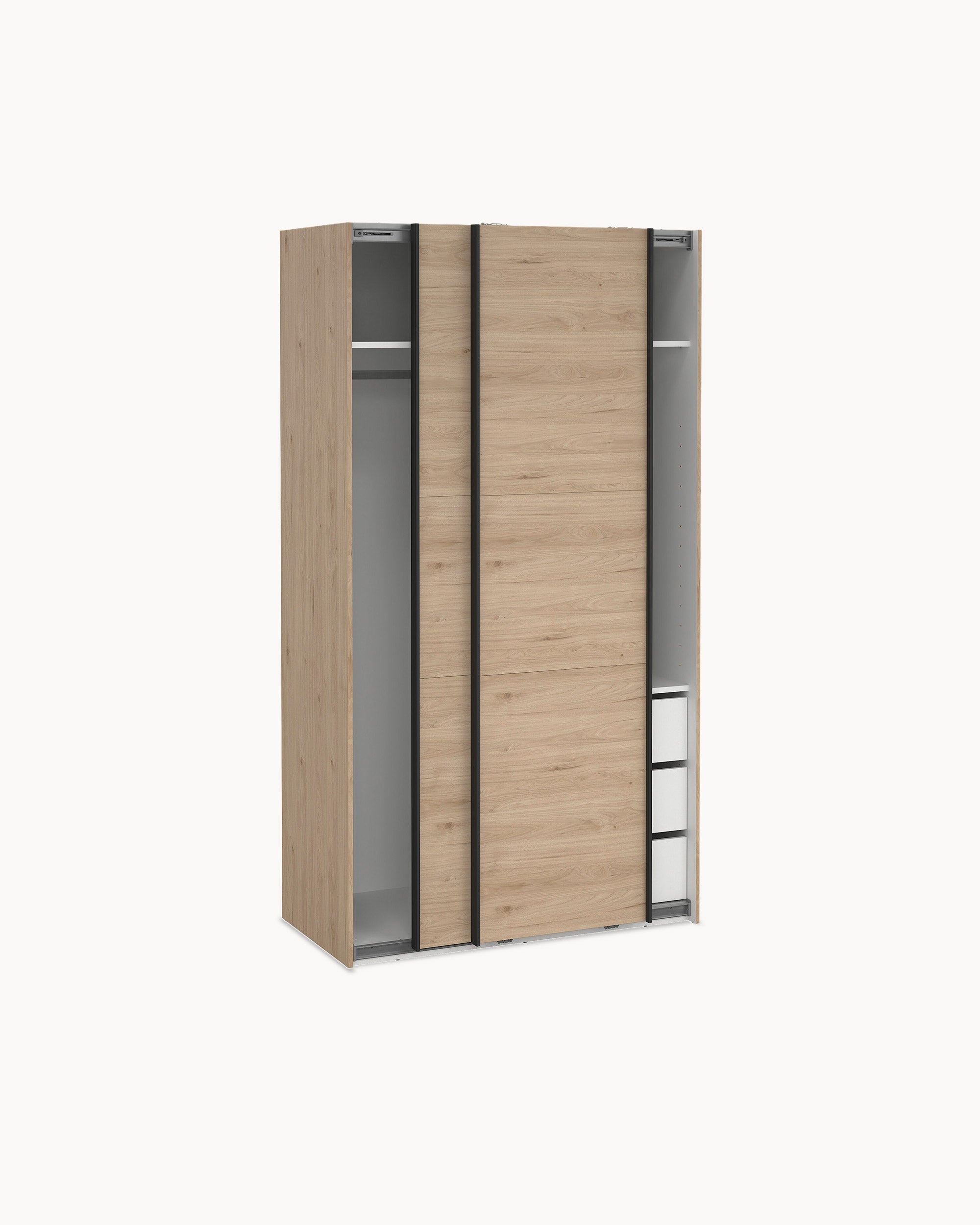WARDROBE COMO with integrated drawer unit