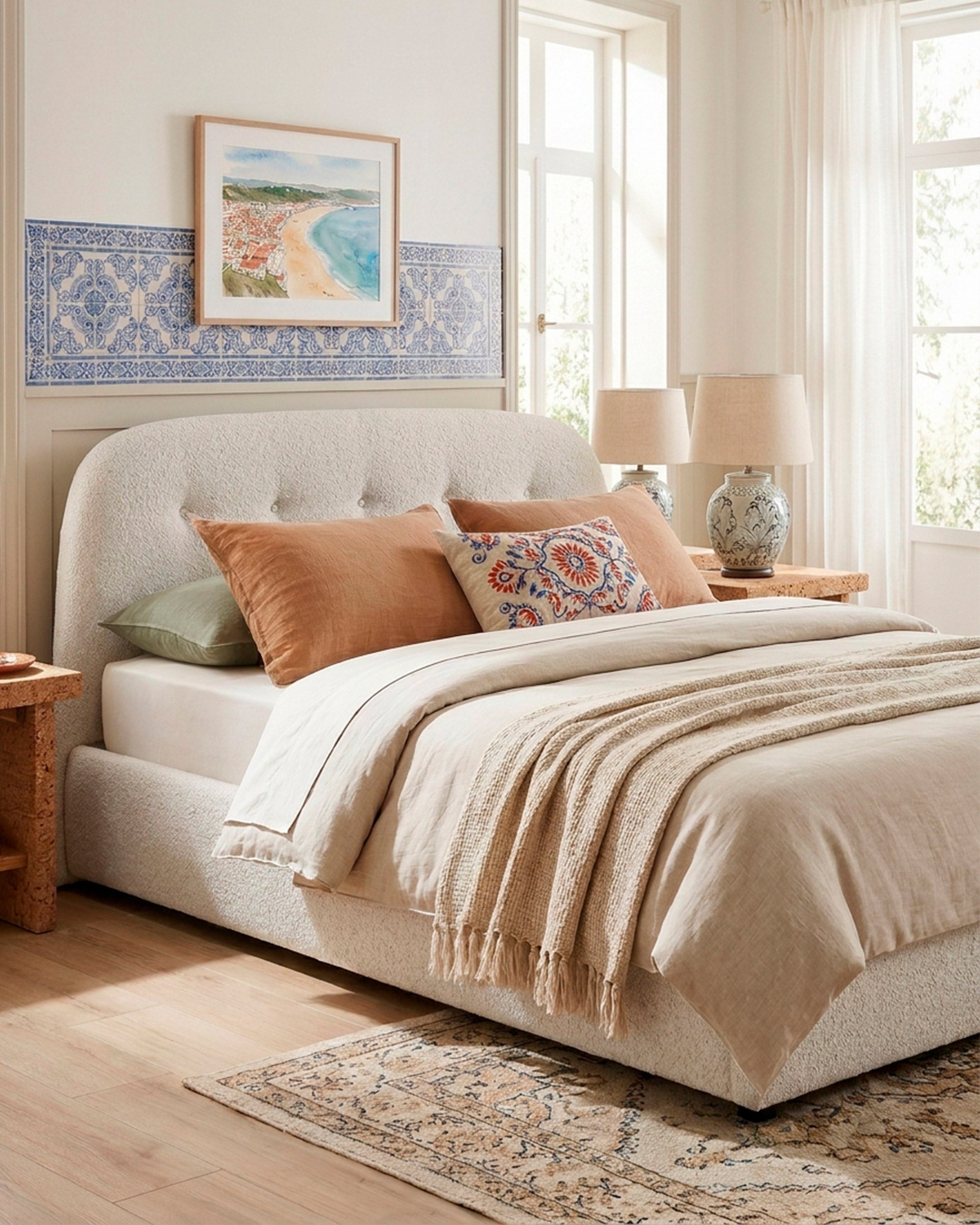 Cama de casal elevatória CELINE