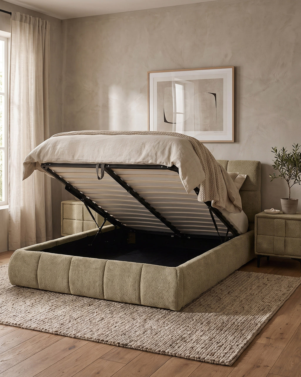 Cama de casal elevatória NEWCASTLE