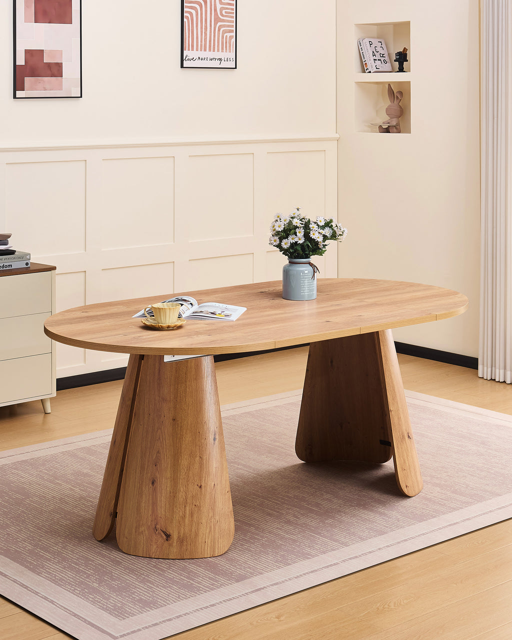 Mesa extensível MALTA (100-180,5cm)