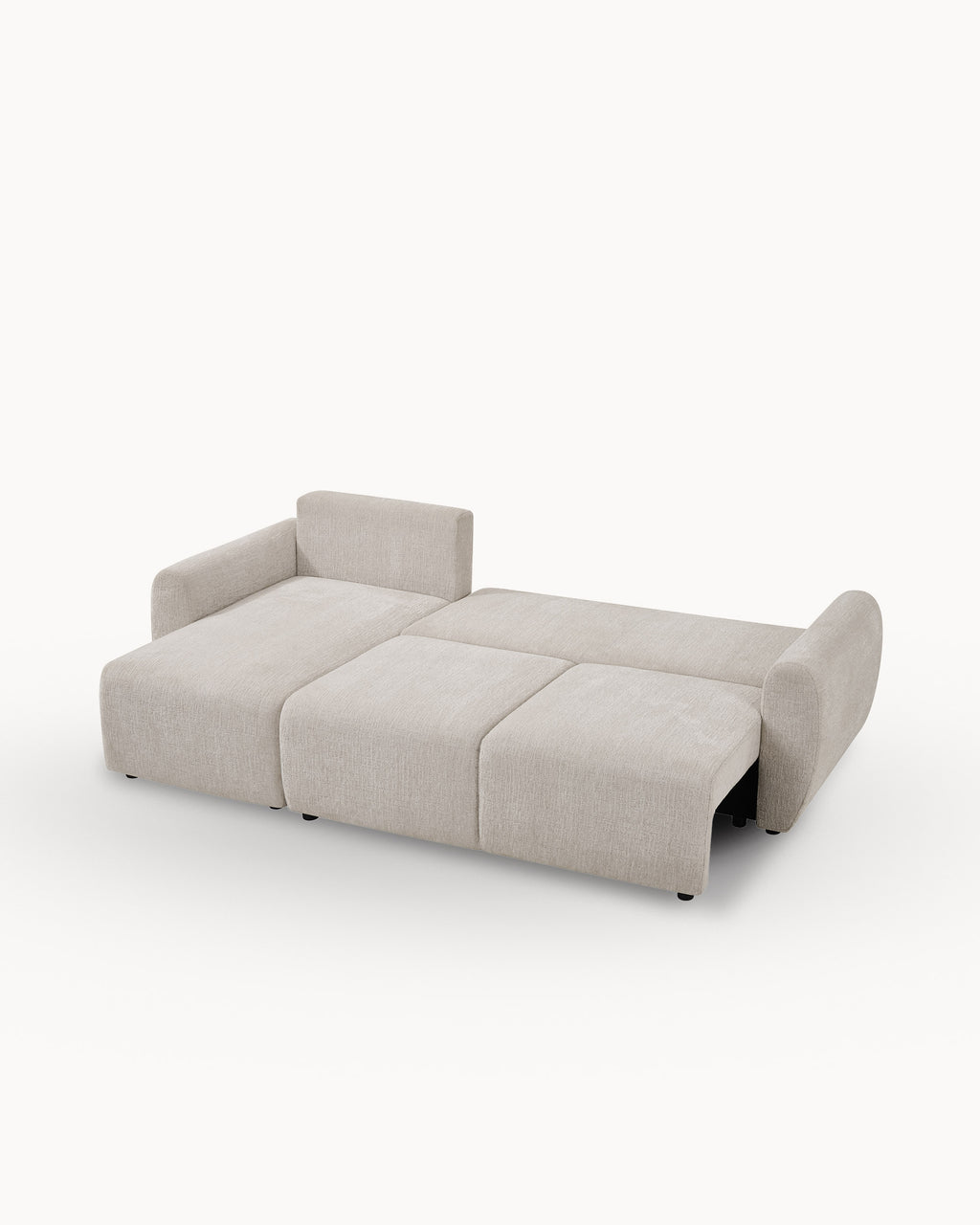COTTA reversible chaise longue sofa with bed and storage chest