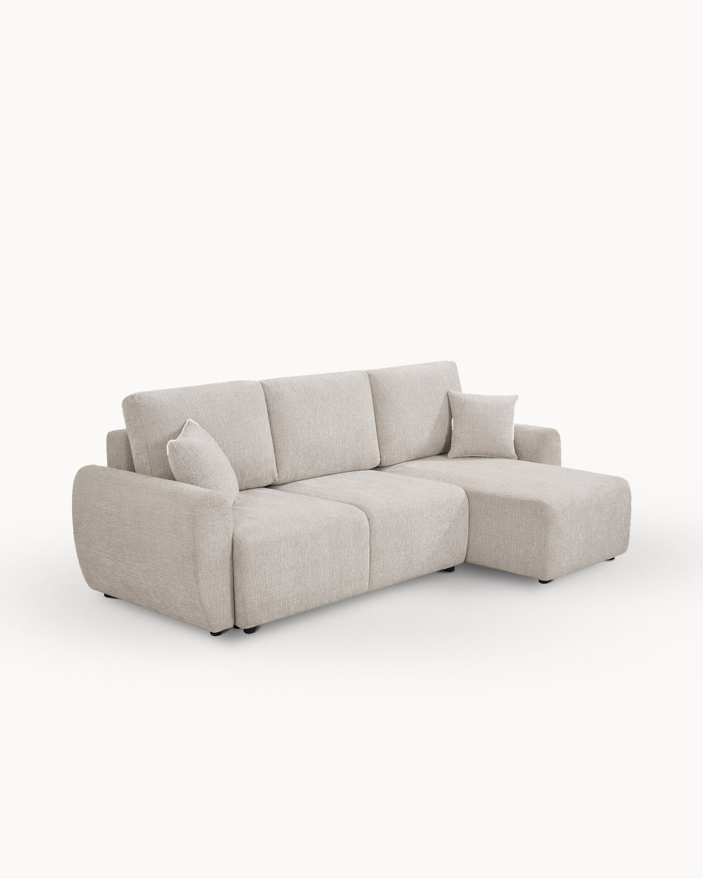COTTA reversible chaise longue sofa with bed and storage chest