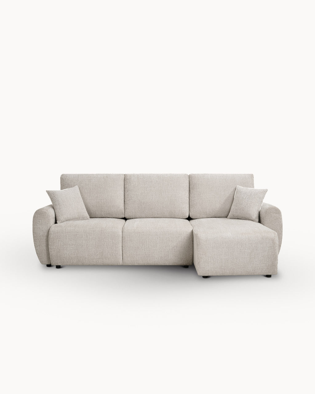 COTTA reversible chaise longue sofa with bed and storage chest