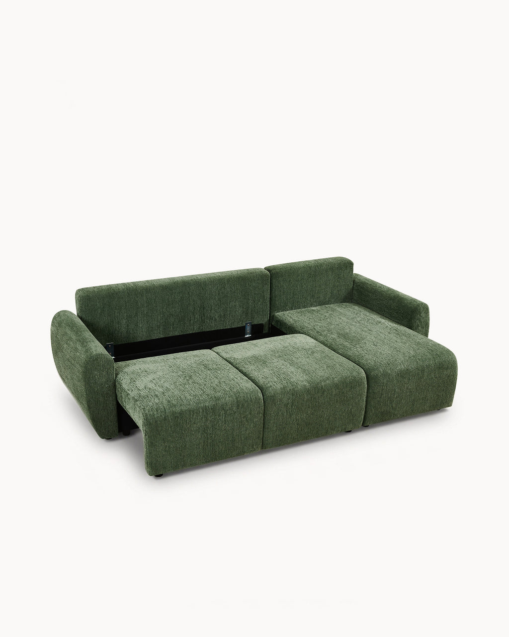 COTTA reversible chaise longue sofa with bed and storage chest
