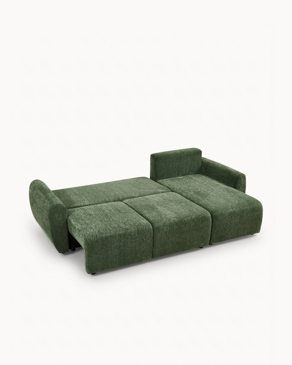 COTTA reversible chaise longue sofa with bed and storage chest