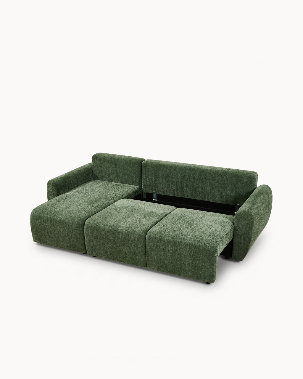 COTTA reversible chaise longue sofa with bed and storage chest