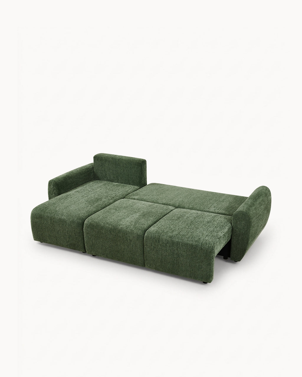 COTTA reversible chaise longue sofa with bed and storage chest