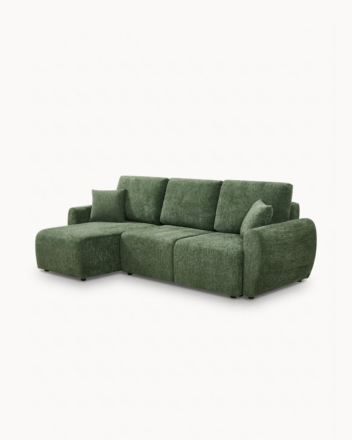 COTTA reversible chaise longue sofa with bed and storage chest