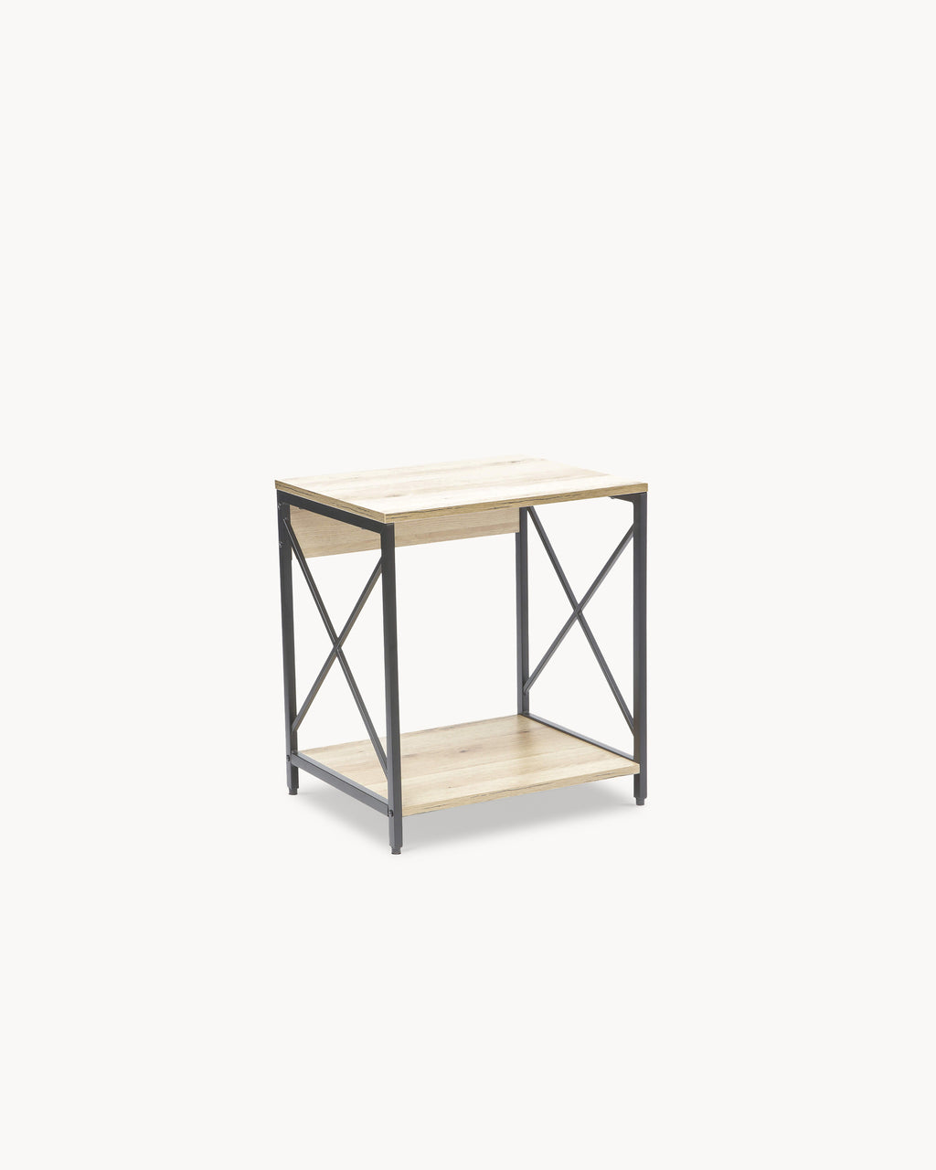 RANCHO bedside table with 1 shelf