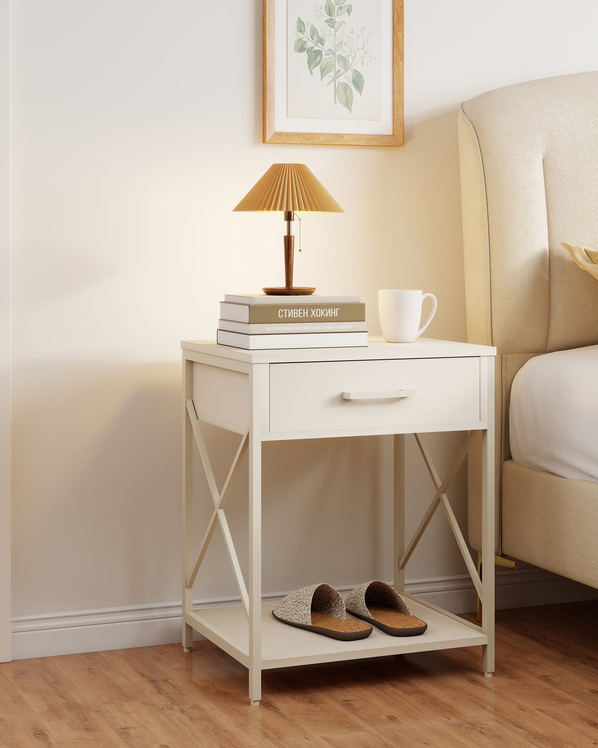 TORRANCE bedside table with 1 drawer