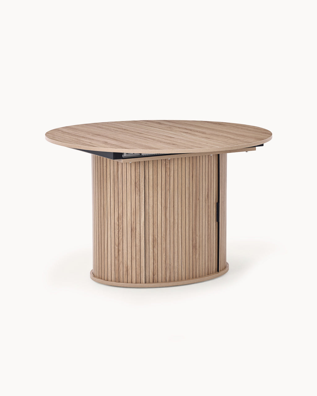 Mesa extensível GORDONIA com arrumação (120-160cm)