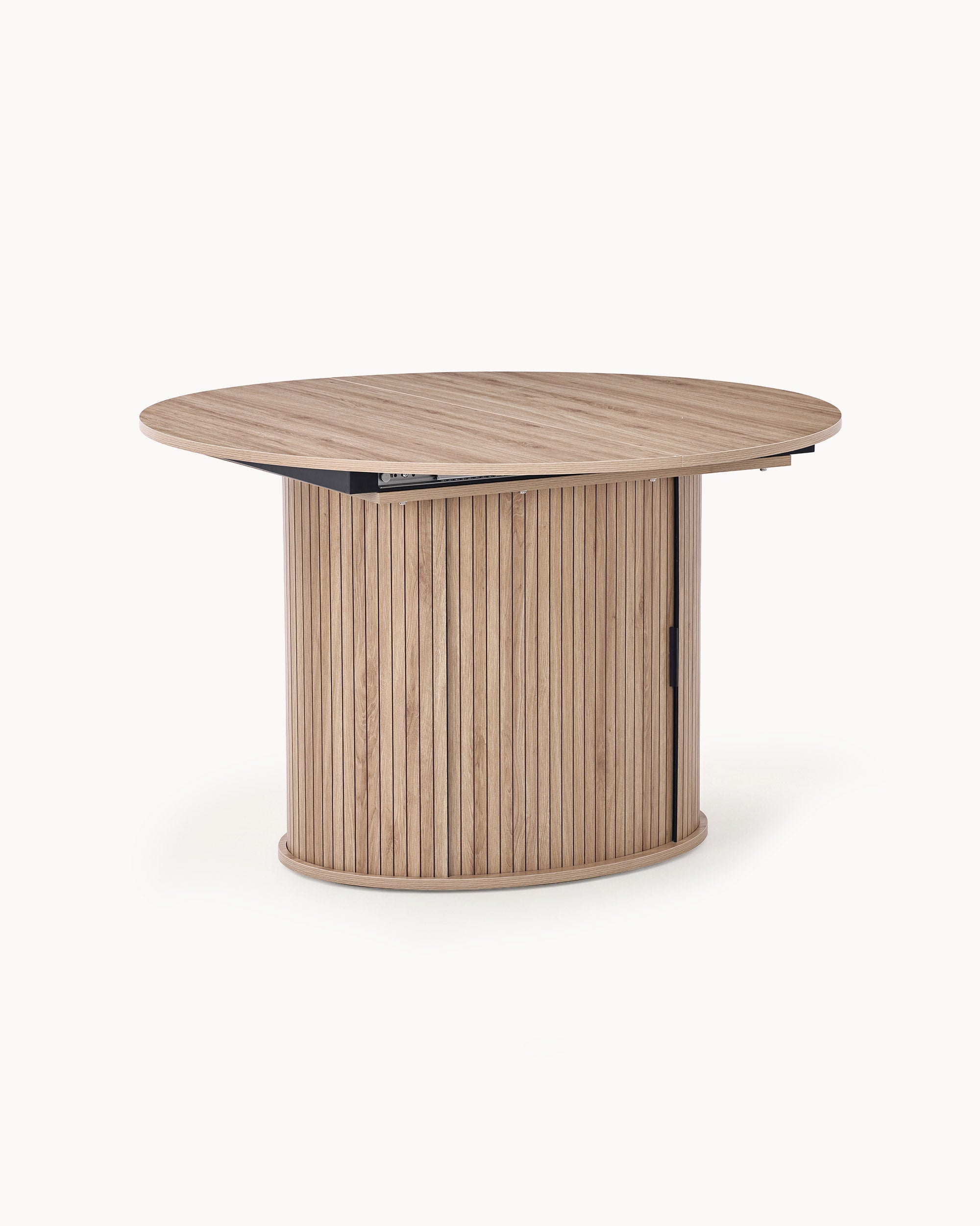 Mesa extensível GORDONIA com arrumação (120-160cm)