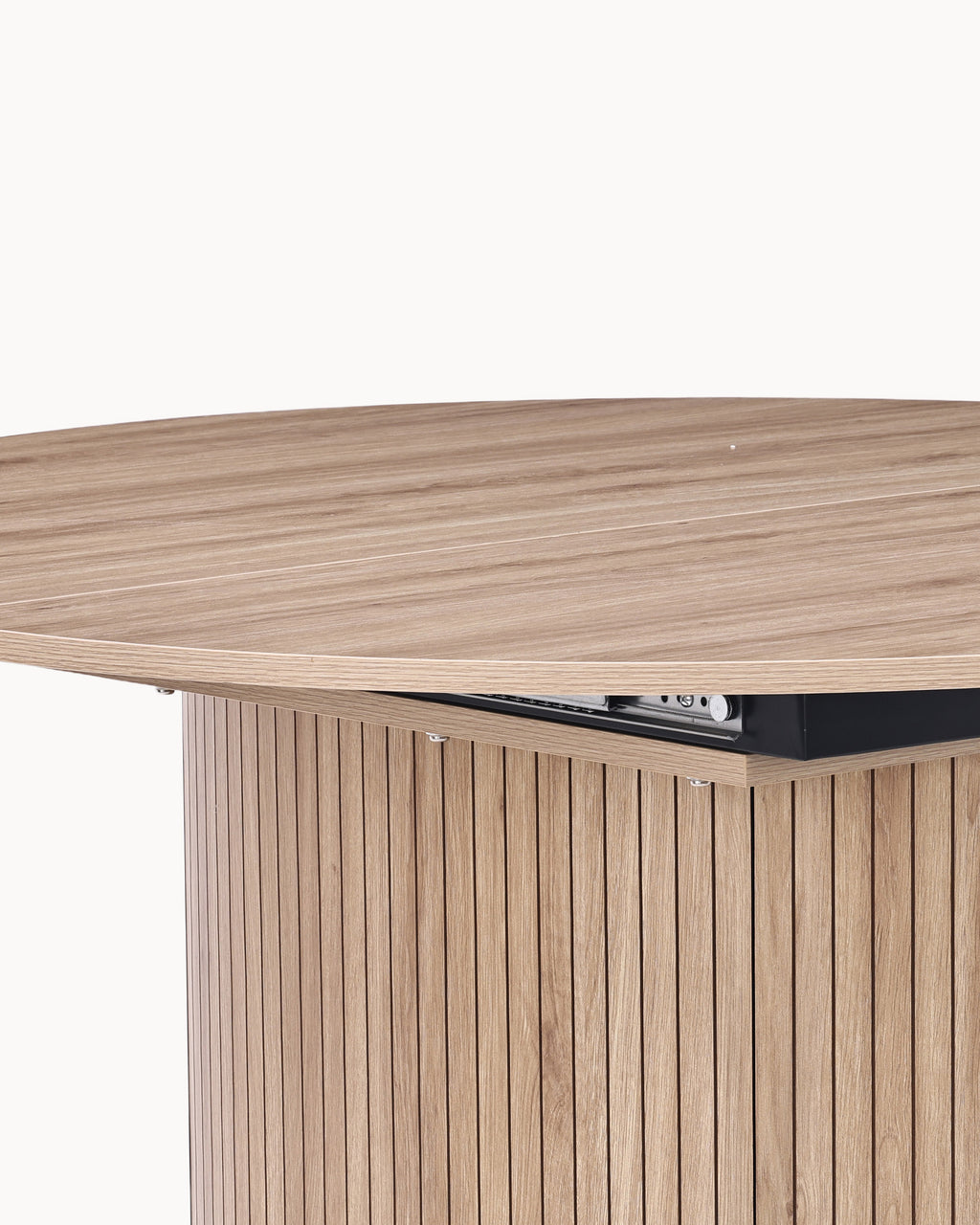 Mesa extensível GORDONIA com arrumação (120-160cm)