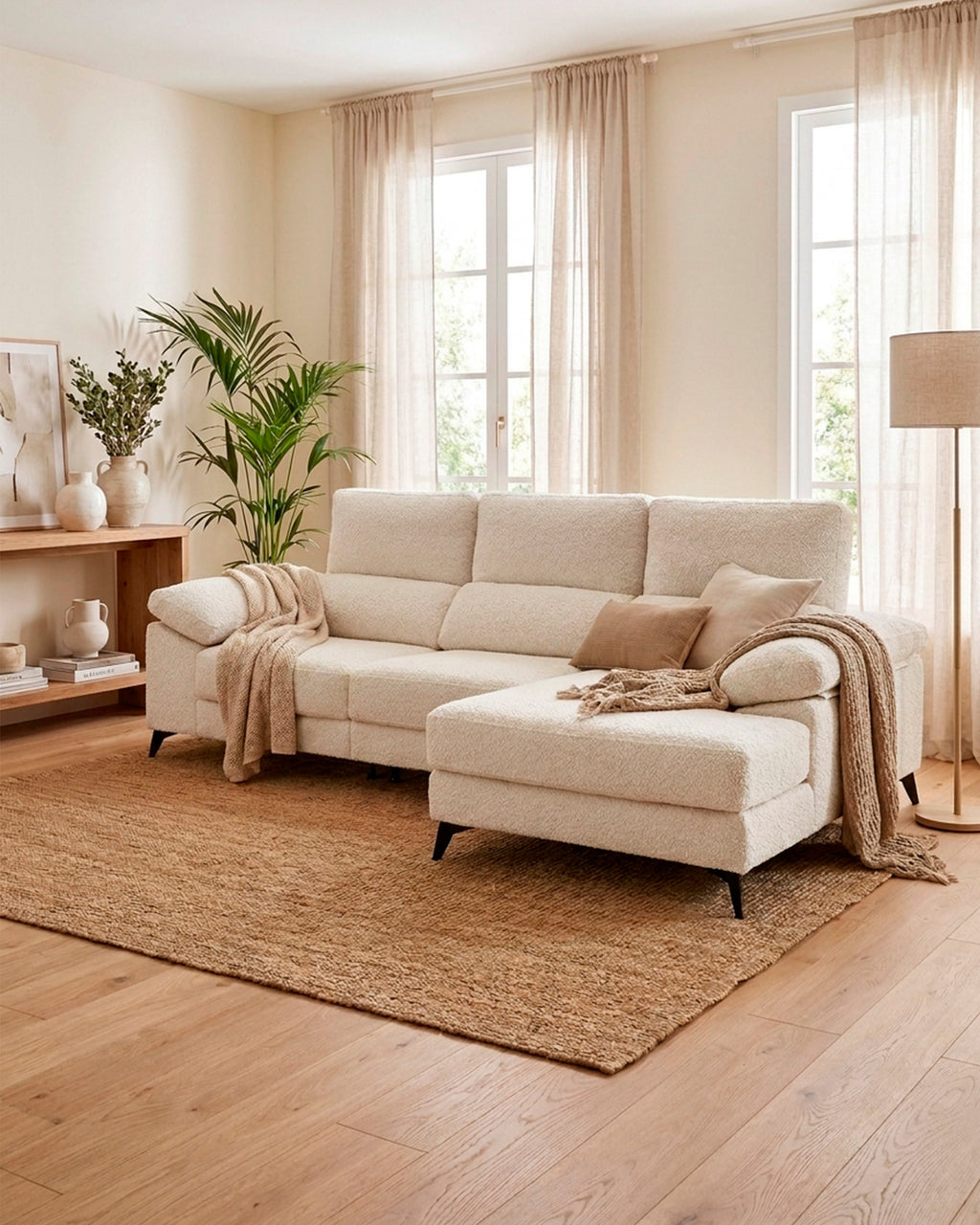 Sofá chaise longue MILLER