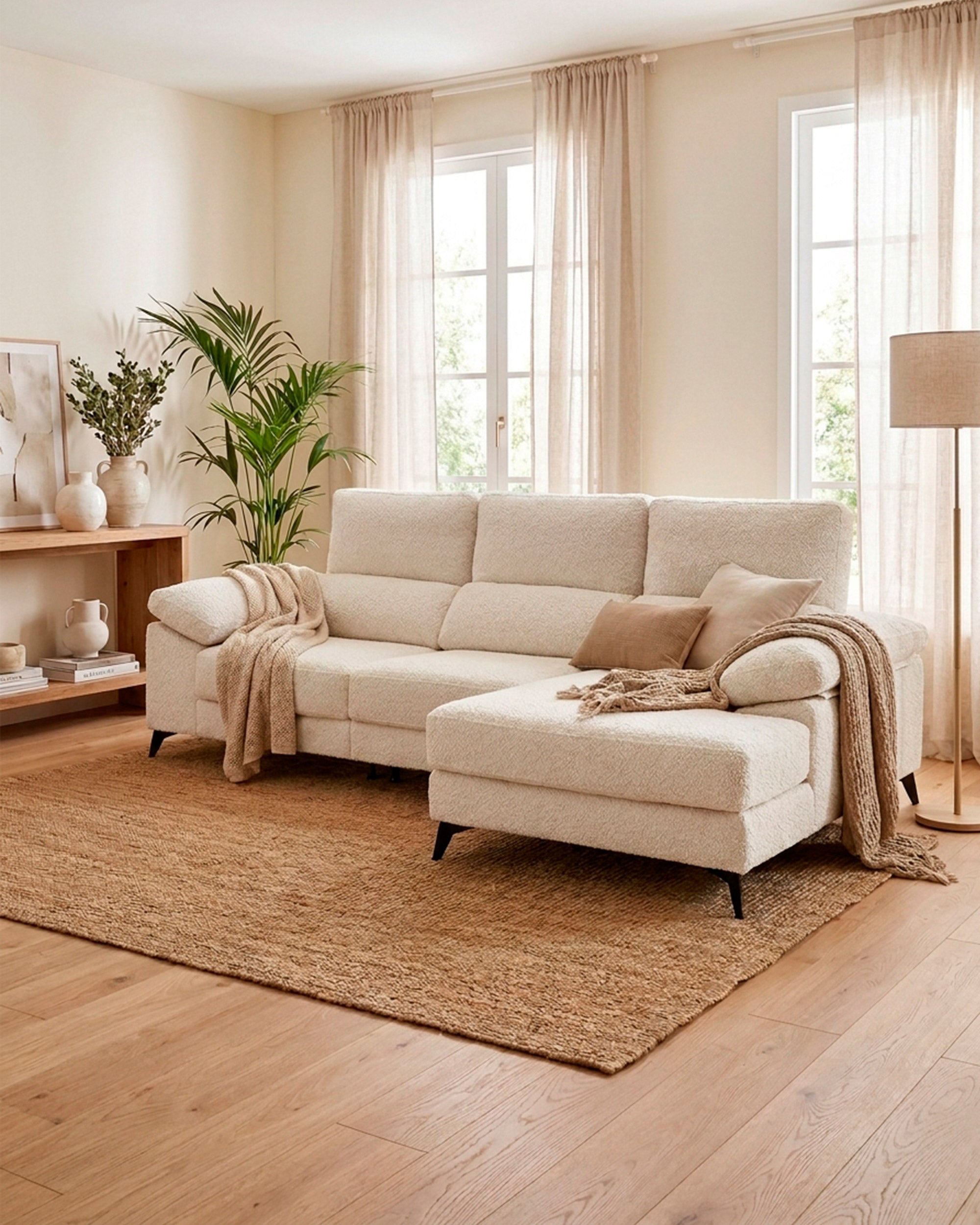 Sofá chaise longue MILLER