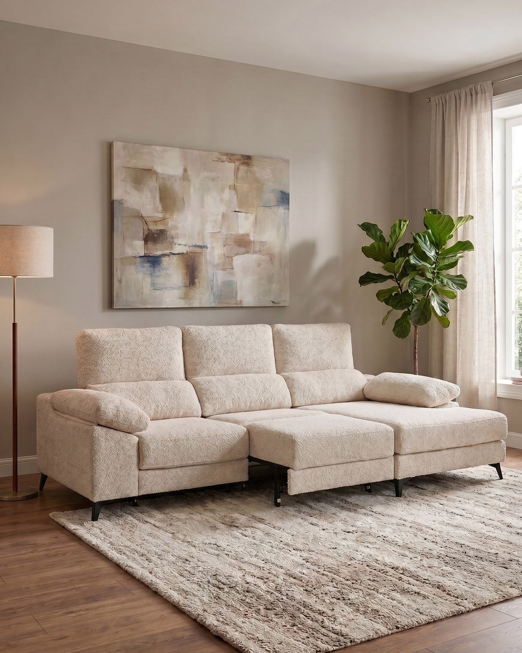 Sofá chaise longue MILLER