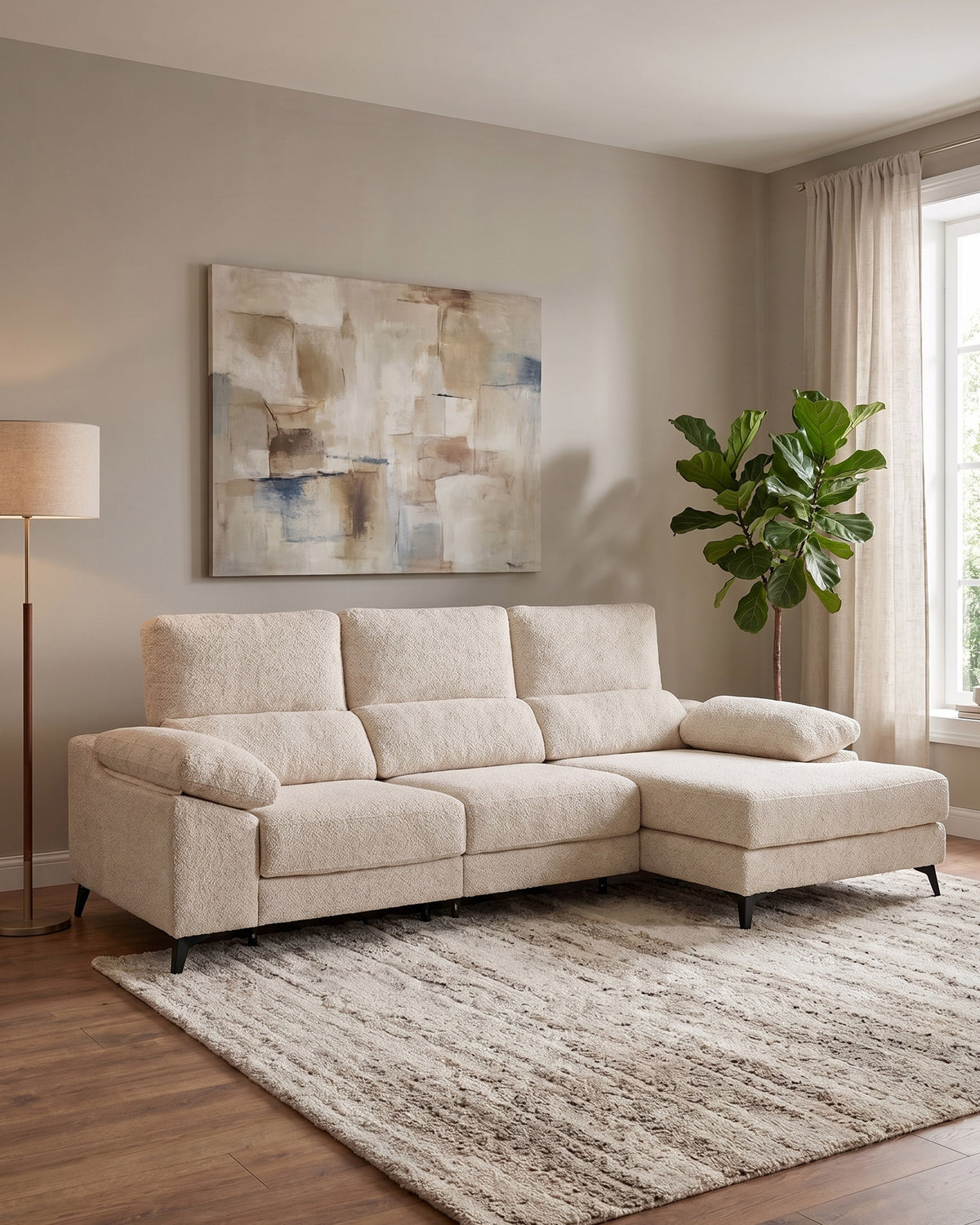 Sofá chaise longue MILLER