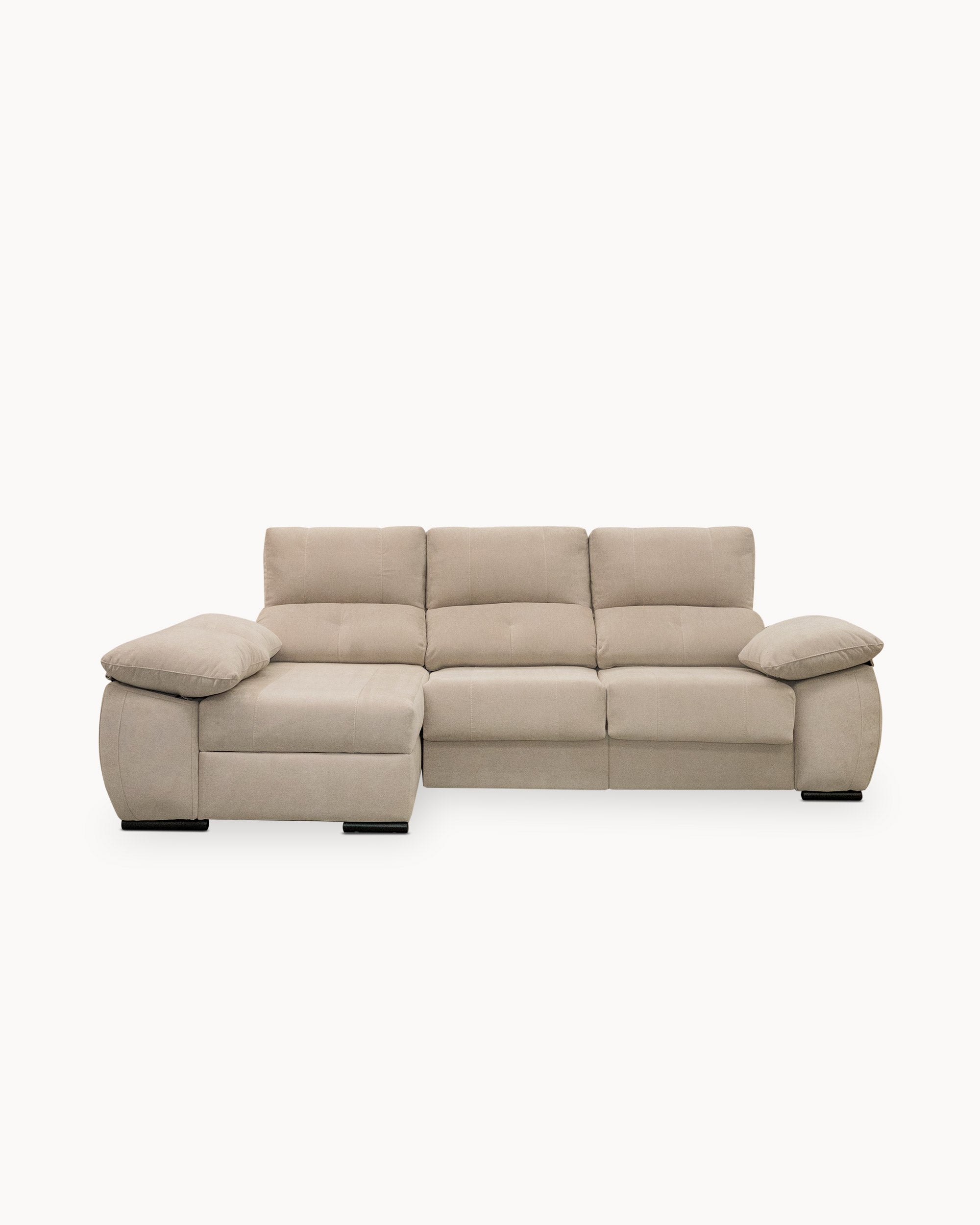 Sofá chaise Longue ANDOR com cama,baús e puffs