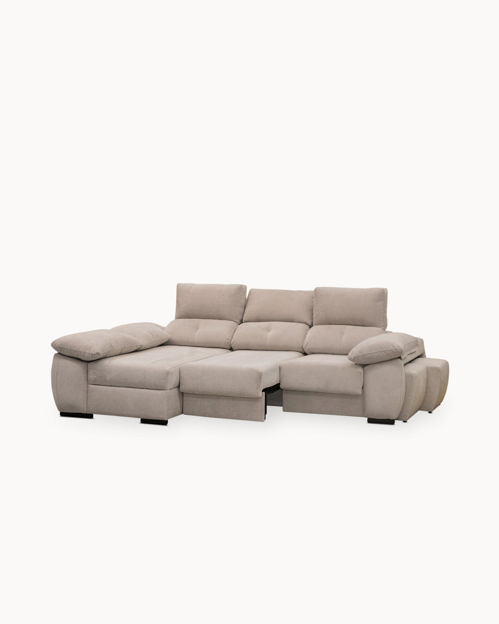 Sofá chaise Longue ANDOR com cama,baús e puffs