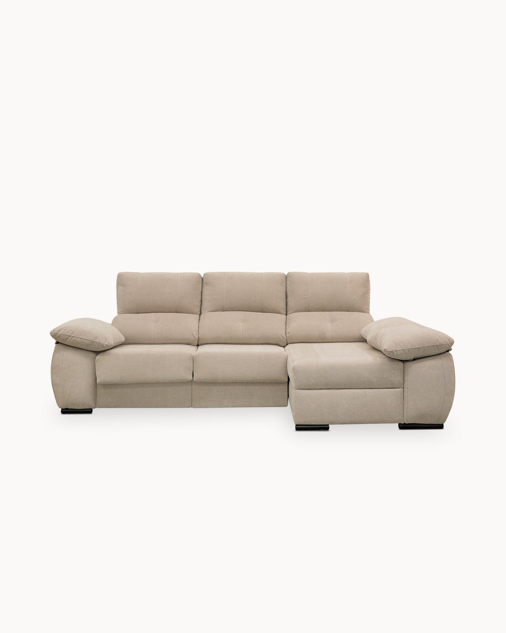 Sofá chaise Longue ANDOR com cama,baús e puffs