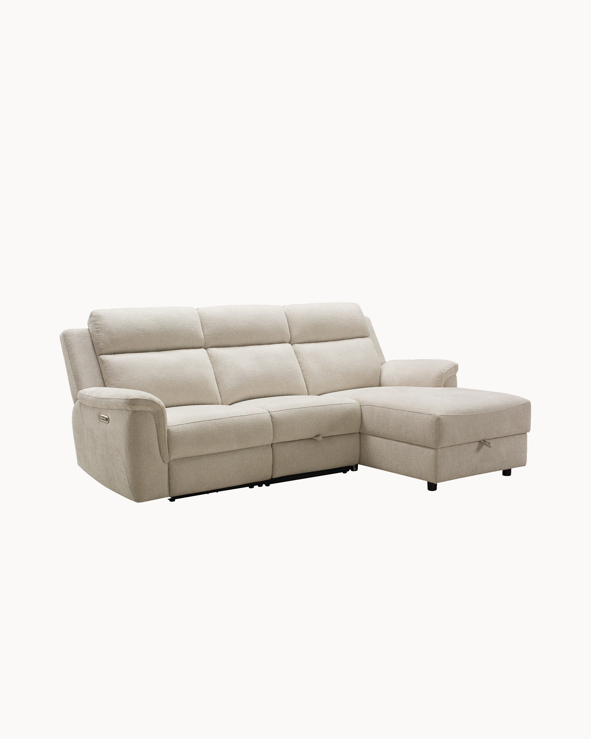Sofá chaise longue CHRISTINA relax elétrico