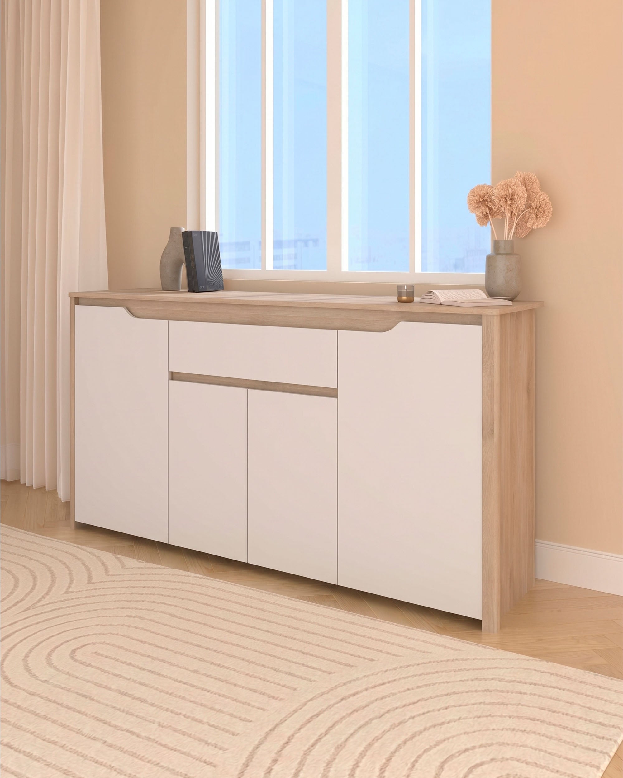 WENDY sideboard with 4 doors and 1 drawer