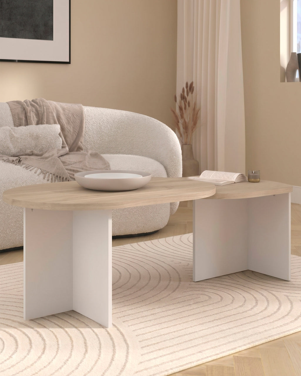 Extendable coffee table WENDY