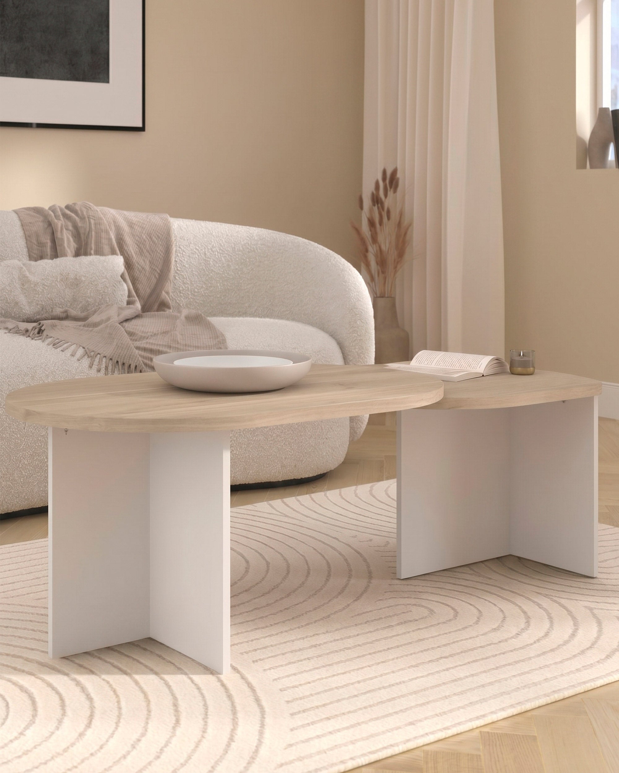 Extendable coffee table WENDY