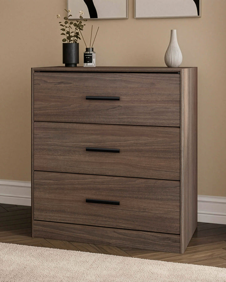 AZUKA chest of drawers with 3 drawers