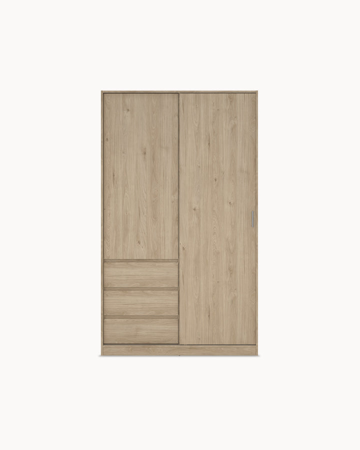 Roupeiro NEW MATRIX II com 2 portas e 3 gavetas