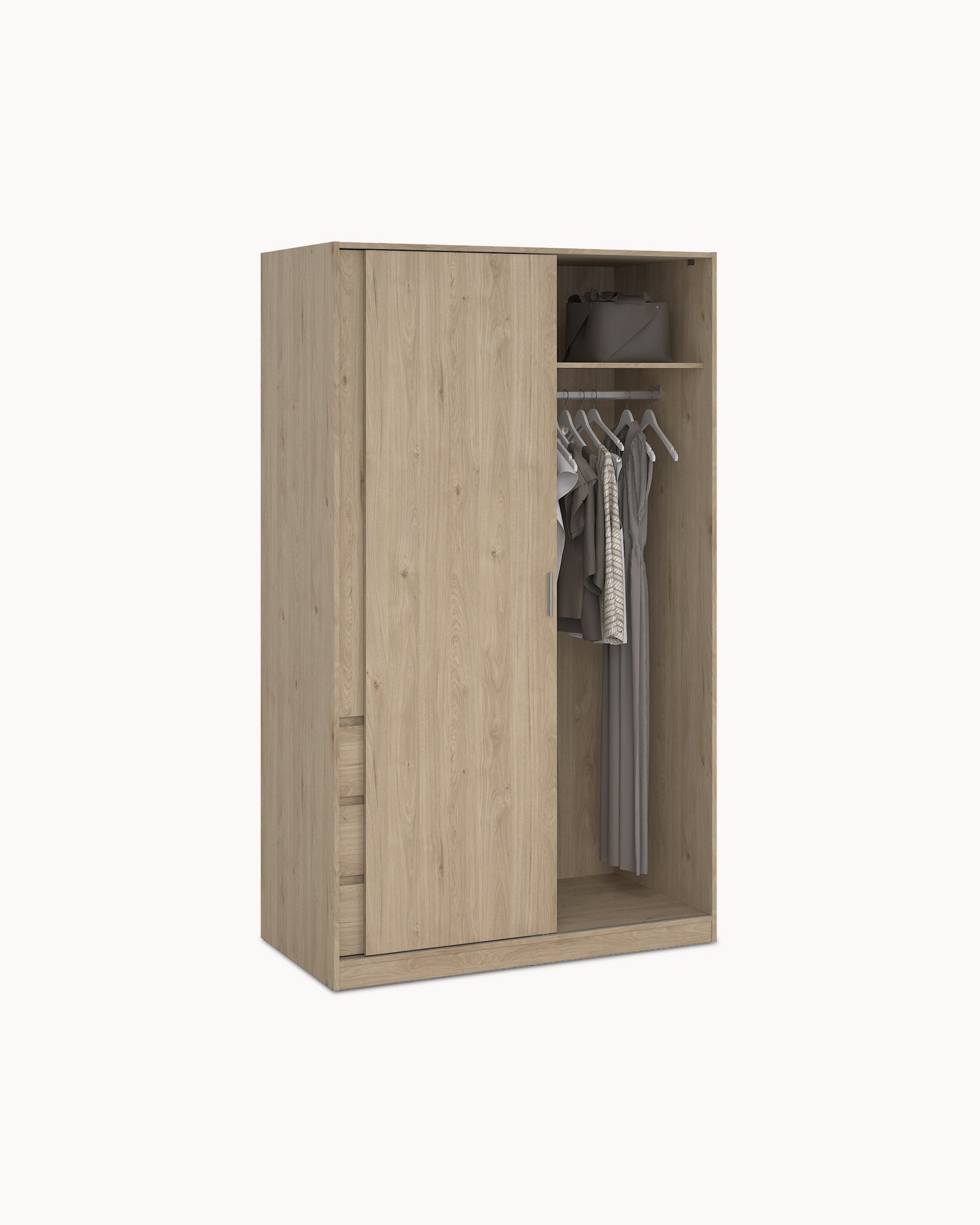Roupeiro NEW MATRIX II com 2 portas e 3 gavetas
