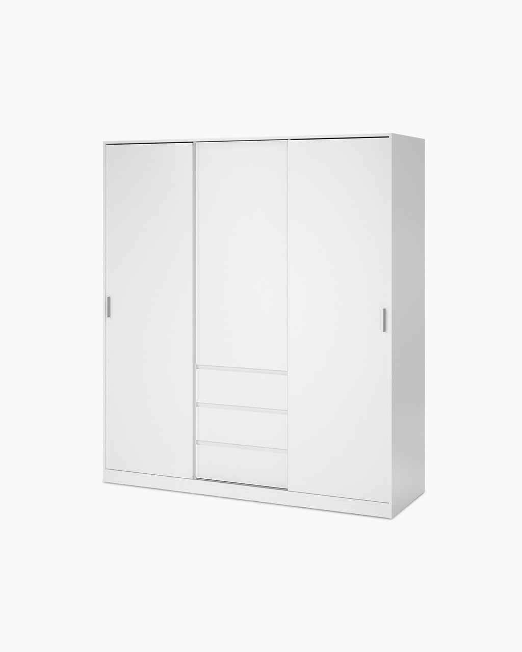 Roupeiro NEW MATRIX SHINY com 3 portas e 3 gavetas
