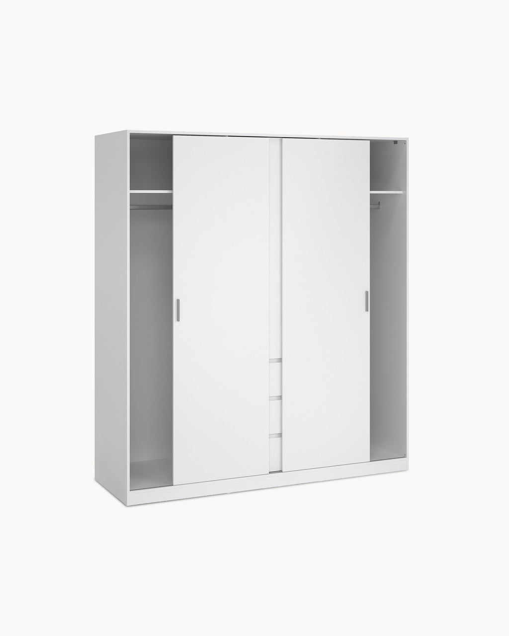 Roupeiro NEW MATRIX SHINY com 3 portas e 3 gavetas