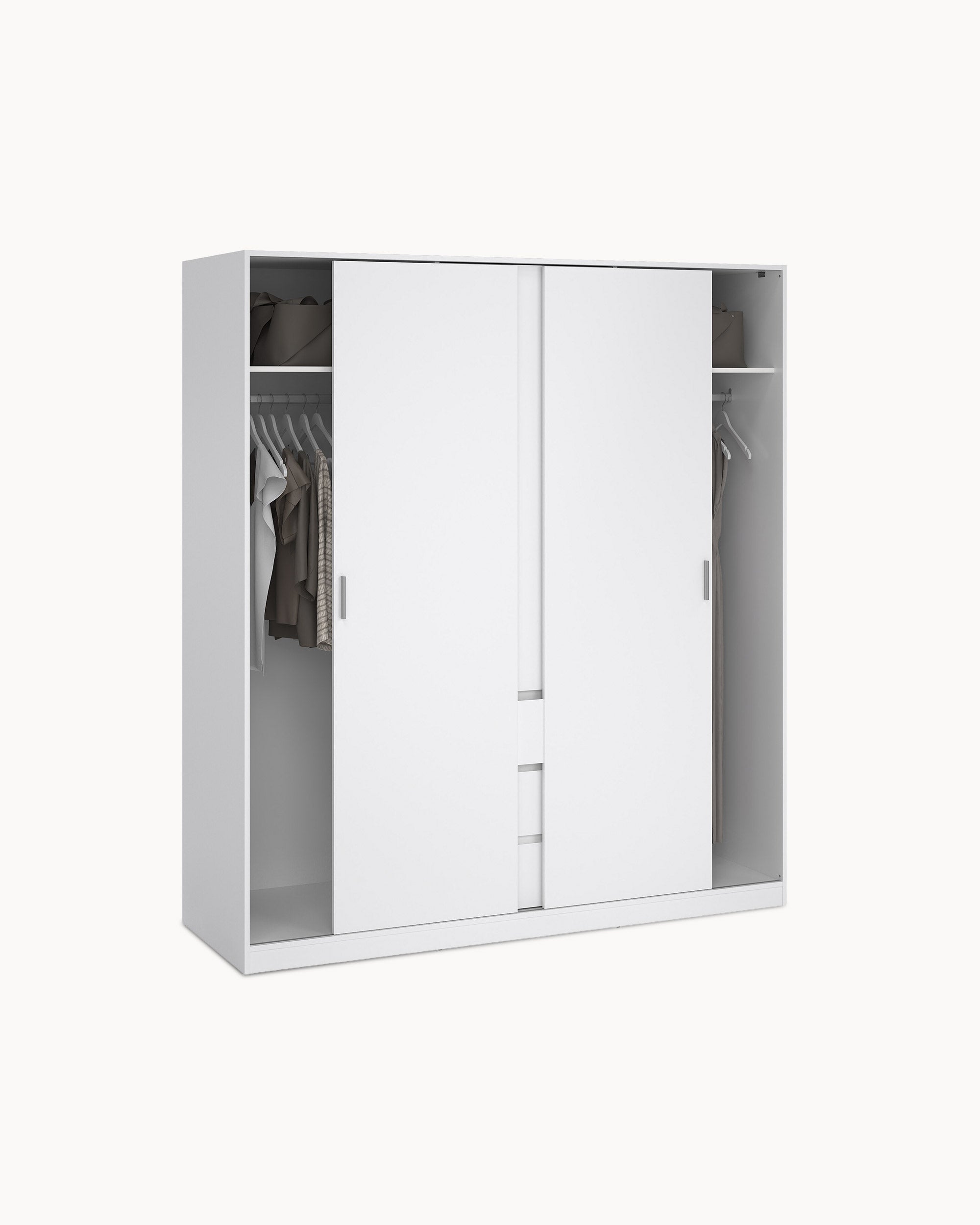 Roupeiro NEW MATRIX SHINY com 3 portas e 3 gavetas