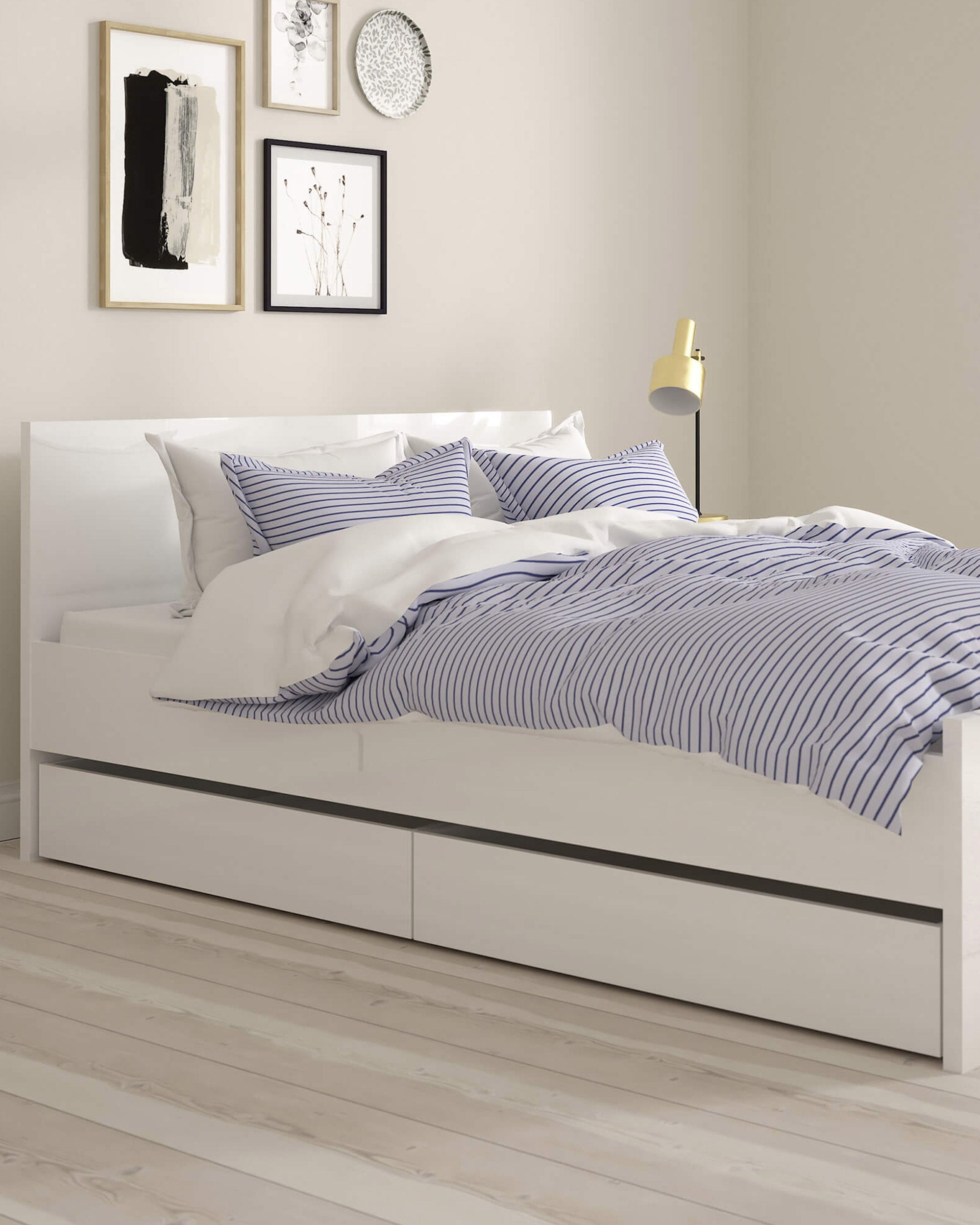 Set of 2 drawers for single bed NEW MATRIX SHINY