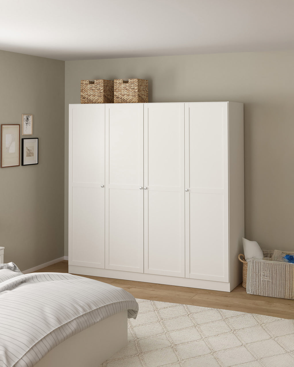 Roupeiro AÇOR com 4 portas